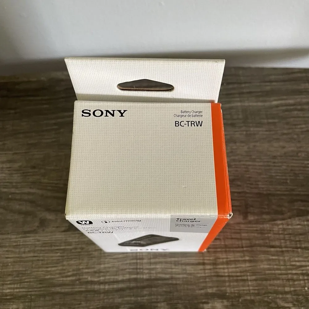 Sony BC-TRW USB Battery Charger for NP-FW50 W Series, Black,LED Indicator Tested
